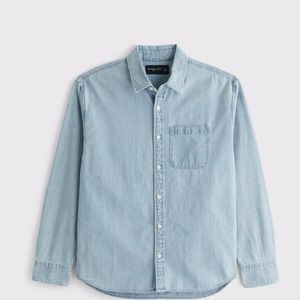 NWT - Abercrombie & Fitch - Light Blue Denim Shirt